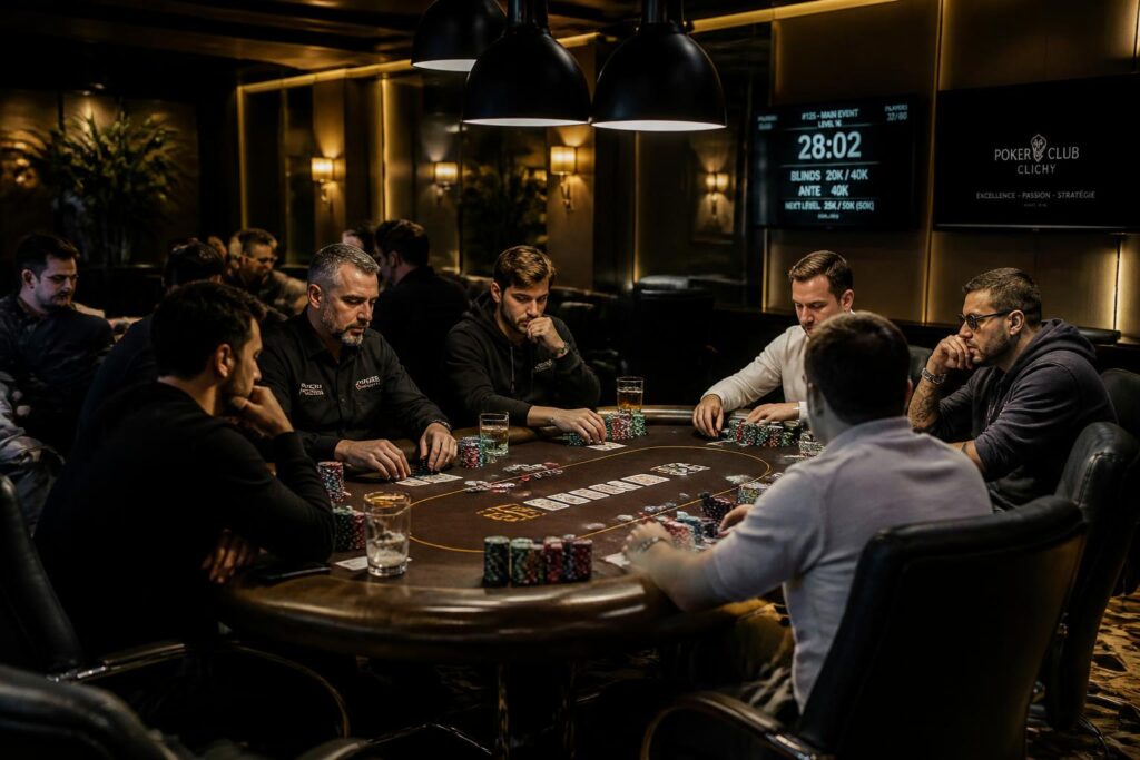 découvrez les meilleurs clubs de poker à clichy pour profiter de soirées de tournois passionnantes et rencontrer d'autres amateurs du jeu. venez tenter votre chance et vivre des moments conviviaux.