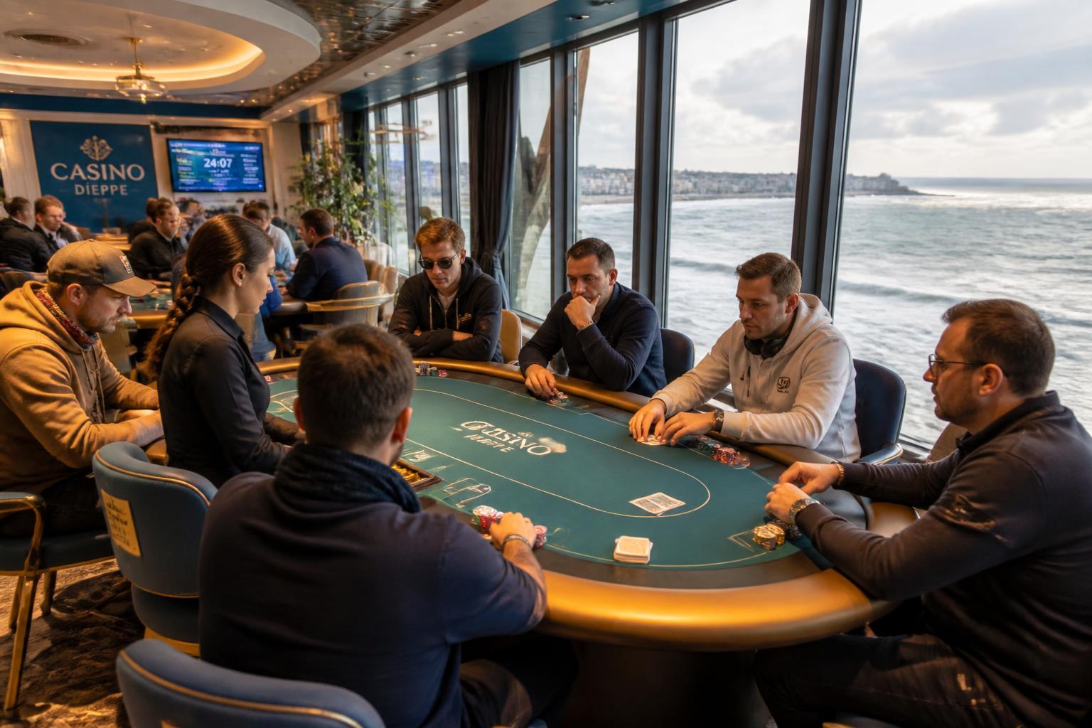 découvrez le casino de dieppe et profitez de ses tournois de poker ainsi que du cash game dans un cadre unique au bord de la mer. ambiance conviviale et jeux passionnants garantis.