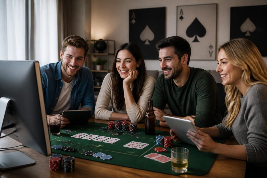 découvrez les meilleures plateformes professionnelles pour jouer au poker en ligne gratuitement entre amis. profitez d'une expérience conviviale et sécurisée sans dépenser un sou.